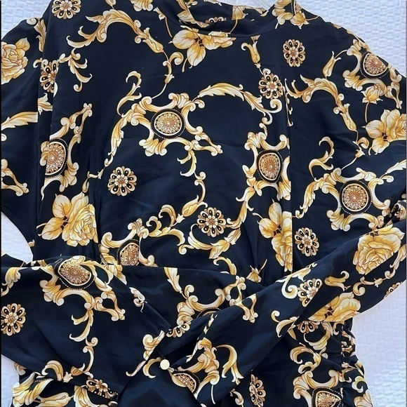 VERONICA BEARD Amile Ruched Silk Long Sleeve Dress - Picture 9 of 16